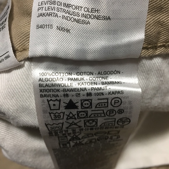 Levi’s 505 Regular Straight Chino Pants Men’s 36x32 Beige Tan 100% Cotton - Picture 9 of 10